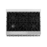 ZLINE  36" 4.6 cu. ft. Dual Fuel Range with Gas Stove and Electric Oven - Stainless Steel (RA36)