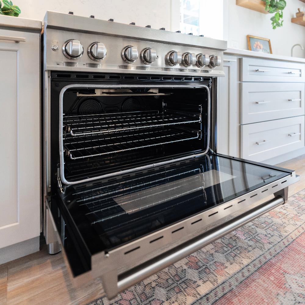 ZLINE  36" 4.6 cu. ft. Dual Fuel Range with Gas Stove and Electric Oven - Stainless Steel (RA36)