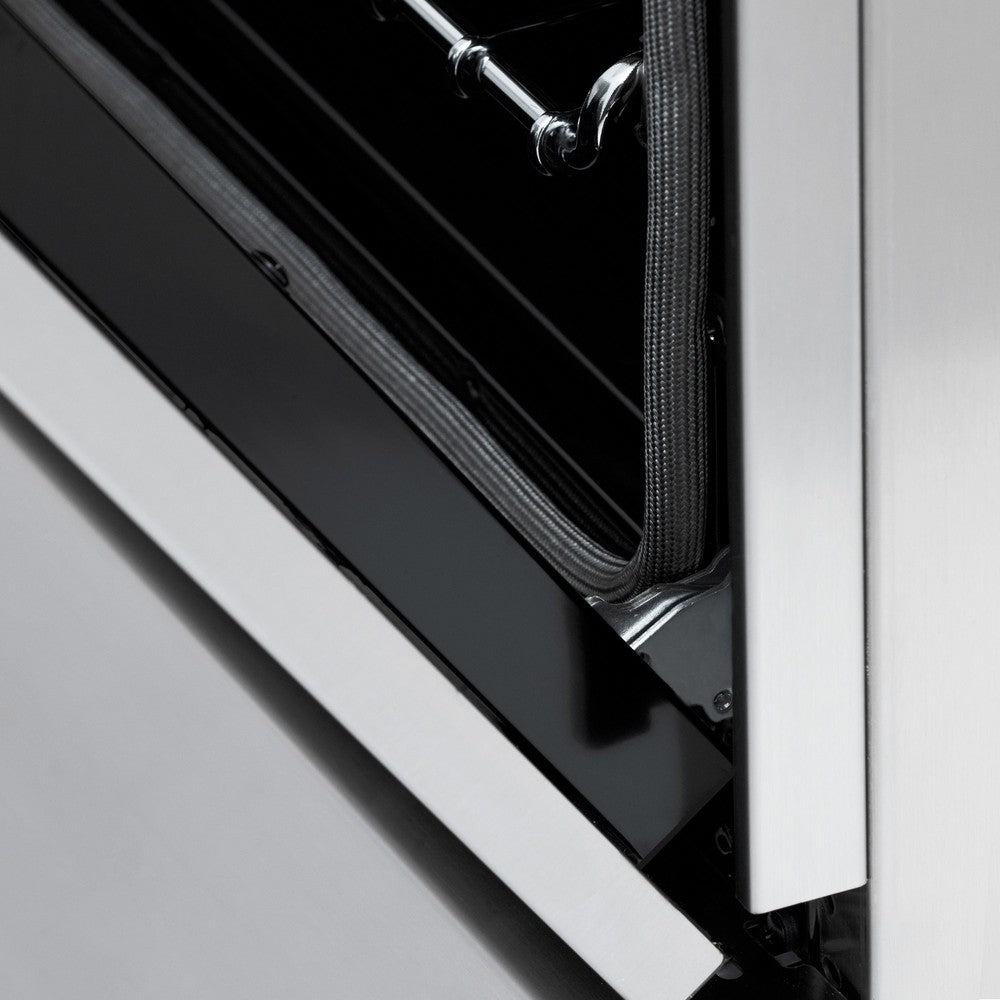 ZLINE  Autograph Edition 60" 7.4 cu. ft. Dual Fuel Range with Gas Stove and Electric Oven with Champagne Bronze Accents - Stainless Steel (RAZ60CB)