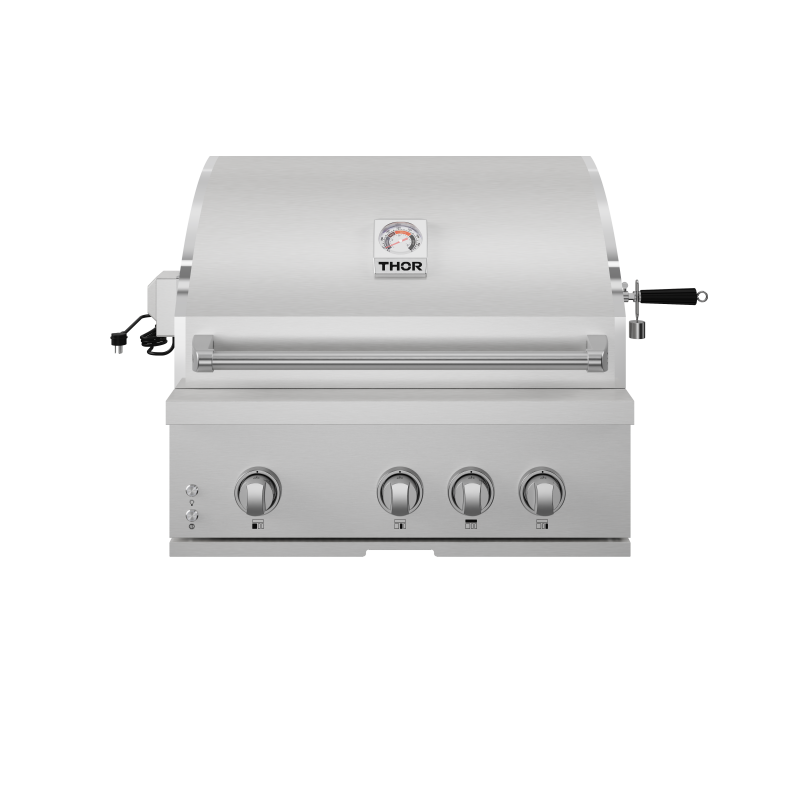 THOR KITCHEN  32-inch Built-in Gas Grill Gordon Ramsay Collection - Stainless Steel (RBG3201G)