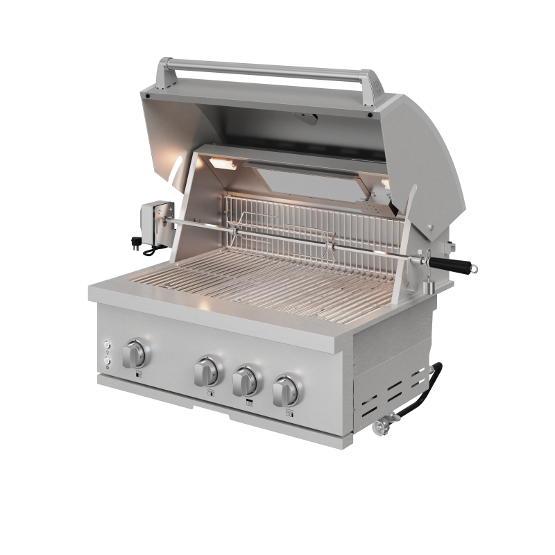 THOR KITCHEN  32-inch Built-in Gas Grill Gordon Ramsay Collection - Stainless Steel (RBG3201G)