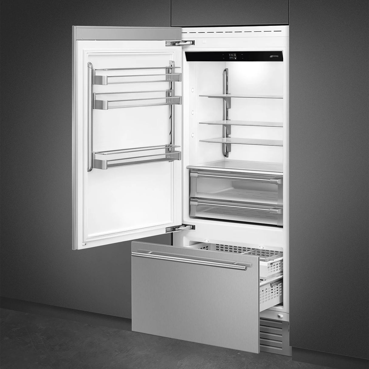 Smeg  Refrigerator Universal - Stainless steel (RBMU36LX)