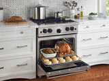 BLUESTAR  36″ Culinary Series (RCS) Sealed Burner Range - Stainless Steel (RCS36SBV2)