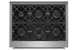 BLUESTAR  36″ Culinary Series (RCS) Sealed Burner Range - Stainless Steel (RCS36SBV2)
