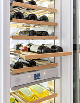 BERTAZZONI  18" Built-in Wine Cellar column - Stainless - Left swing door - Stainless Steel (REF18WCPIXL23)