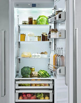 BERTAZZONI  24" Built-in Refrigerator column - Stainless - Left swing door - Stainless Steel (REF24RCPIXL23)