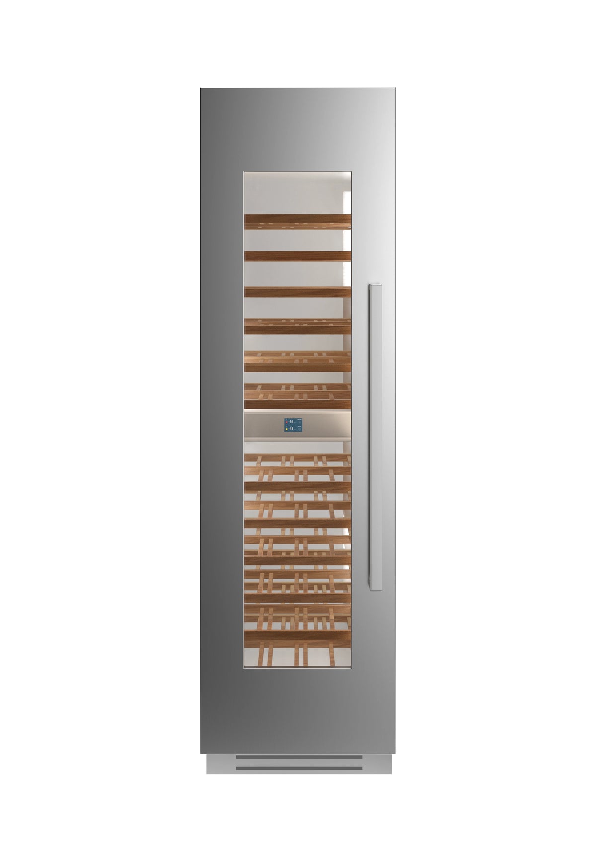 BERTAZZONI  24" Built-in Wine Cellar column - Stainless - Left swing door - Stainless Steel (REF24WCPIXL23)