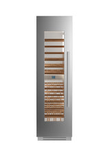 BERTAZZONI  24" Built-in Wine Cellar column - Stainless - Left swing door - Stainless Steel (REF24WCPIXL23)