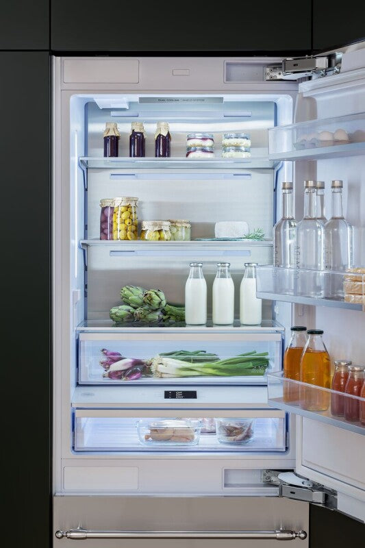 BERTAZZONI  30" W Built-In Bottom Mount Refrigerator Panel Ready, LEFT SWING - Panel Ready (REF30BMBIPLT)