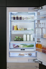 BERTAZZONI  30" W Built-In Bottom Mount Refrigerator Panel Ready, LEFT SWING - Panel Ready (REF30BMBIPLT)