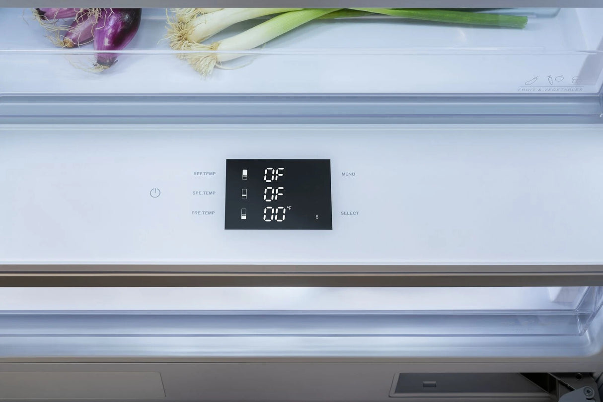 BERTAZZONI  30" W Built-In Bottom Mount Refrigerator Panel Ready, LEFT SWING - Panel Ready (REF30BMBIPLT)