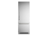 BERTAZZONI  30 inch built-in Bottom Mount Refrigerator with ice maker - Stainless Steel (REF30BMBIXRT)