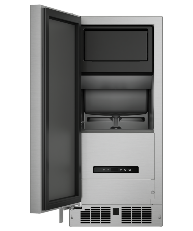 DCS  15" Outdoor Ice Machine, Left Hinge - Stainless Steel (RF15IL3)