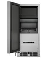 DCS  15" Outdoor Ice Machine, Left Hinge - Stainless Steel (RF15IL3)