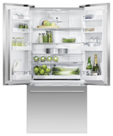 Fisher Paykel  Freestanding French Door Refrigerator Freezer, 32", 17.1 cu ft, Ice - Stainless Steel (RF170ADJX4)