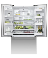 Fisher Paykel  Freestanding French Door Refrigerator Freezer, 36", 20.1 cu ft, Ice & Water - Stainless Steel (RF201ADUSX5N)