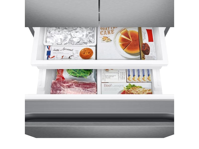 SAMSUNG  3-Door French Door - Fingerprint Resistant Stainless Steel (RF22A4221SRAA)