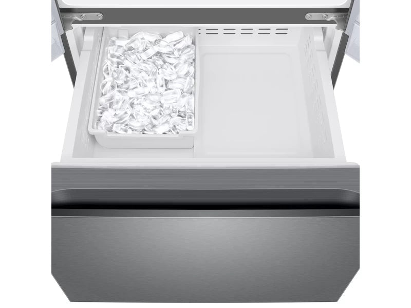 Samsung  22 cu. ft. Smart 3-Door French Door Refrigerator with External Water Dispenser in Fingerprint Resistant Stainless Steel - Other (RF22A4221SRAA)