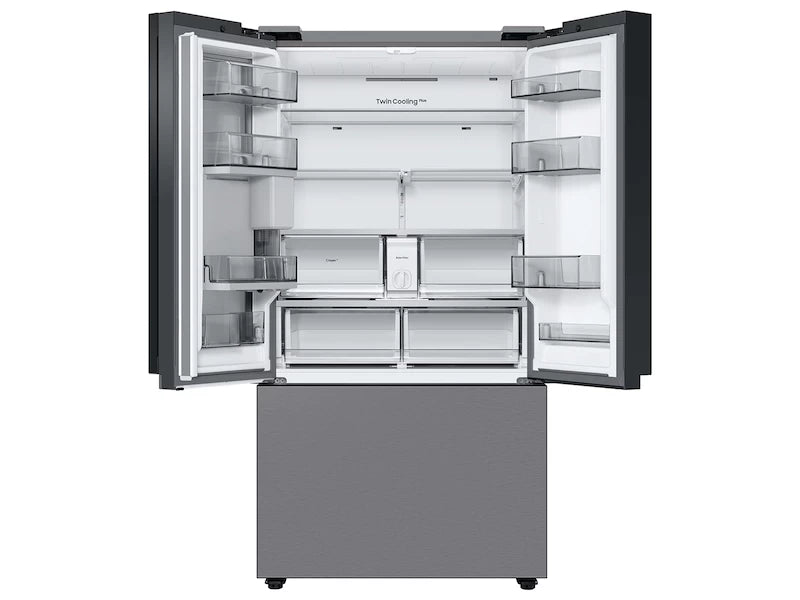 SAMSUNG  Bespoke AI 3-Door French Door - Stainless Steel (RF24BB6600QLAA)