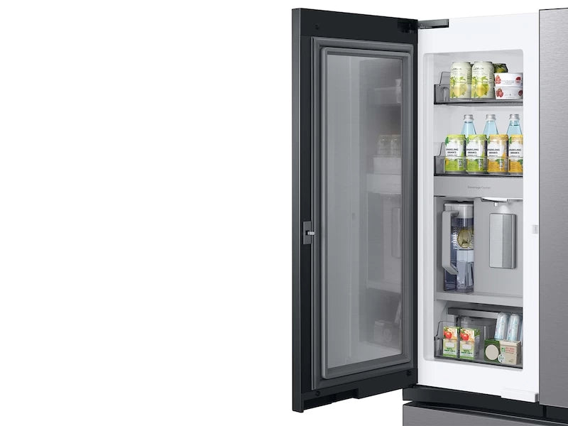 Samsung  Bespoke 3-Door French Door Refrigerator (24 cu. ft.) with Beverage Center™ in Stainless Steel - Other (RF24BB6600QLAA)