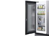 Samsung  Bespoke 3-Door French Door Refrigerator (24 cu. ft.) with Beverage Center™ in Stainless Steel - Other (RF24BB6600QLAA)