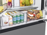 Samsung  Bespoke 3-Door French Door Refrigerator (24 cu. ft.) with Beverage Center™ in Stainless Steel - Other (RF24BB6600QLAA)