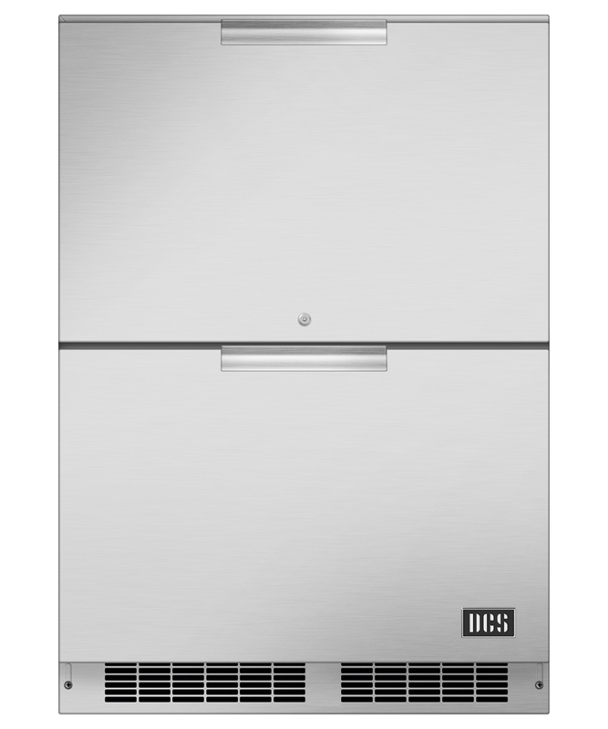 DCS  24" Outdoor Refrigerator Drawers - Stainless Steel (RF24DE4)