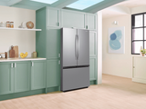 SAMSUNG  27 cu. ft. Mega Capacity Counter Depth 3-Door French Door Refrigerator with Dual Auto Ice Maker in Stainless Steel - Other (RF27CG5100SRAA)
