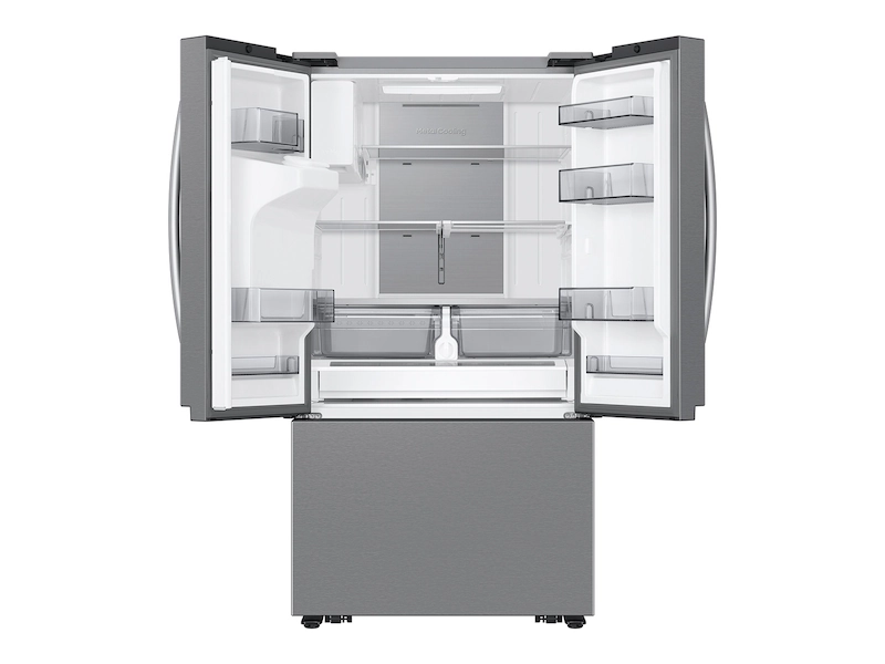 SAMSUNG  Bespoke AI 3-Door French Door Mega Capacity | 4 Types of Ice 26 cu.ft. - Stainless Steel (RF27CG5400SRAA)