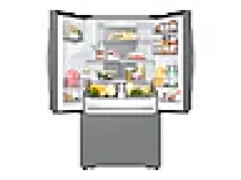 SAMSUNG  Bespoke AI 3-Door French Door Mega Capacity | 4 Types of Ice 26 cu.ft. - Stainless Steel (RF27CG5400SRAA)