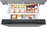 SAMSUNG  26 cu. ft. Mega Capacity Counter Depth 3-Door French Door Refrigerator with External Water and Ice Dispenser in Stainless Steel - Stainless Steel (RF27CG5B10SRAA)