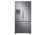 SAMSUNG 27 cu. ft. Large Capacity 3-Door French Door Refrigerator with External Water & Ice Dispenser - Stainless Steel (RF27T5201SR)