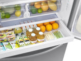 SAMSUNG 27 cu. ft. Large Capacity 3-Door French Door Refrigerator with External Water & Ice Dispenser - Stainless Steel (RF27T5201SR)
