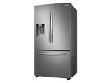SAMSUNG 27 cu. ft. Large Capacity 3-Door French Door Refrigerator with External Water & Ice Dispenser - Stainless Steel (RF27T5201SR)