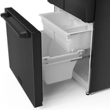 THOR KITCHEN  30 Inch 17.5 Cu Ft French Door Counter Depth Refrigerator With Ice Maker In Black Gordon Ramsay Series - Black (RF3017FFD00)