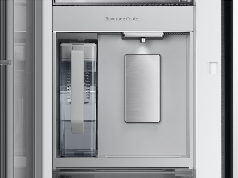 Samsung  Family Hub™ & Beverage Center™ | Dual Ice Maker | 30 cu.ft. - Charcoal Glass and Matte Black Steel (RF30BB69006MAA)