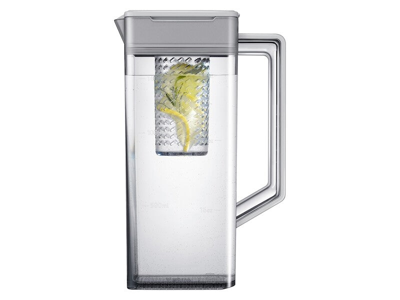 Samsung  Family Hub™ & Beverage Center™ | Dual Ice Maker | 30 cu.ft. - Charcoal Glass and Matte Black Steel (RF30BB69006MAA)