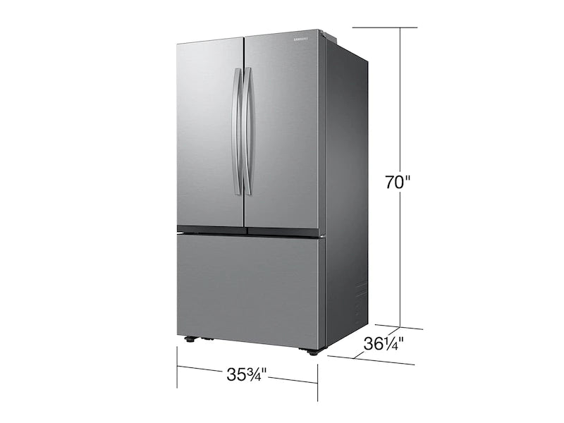 Samsung  32 cu. ft. Mega Capacity 3-Door French Door Refrigerator with Dual Auto Ice Maker in Stainless Steel - Other (RF32CG5100SRAA)