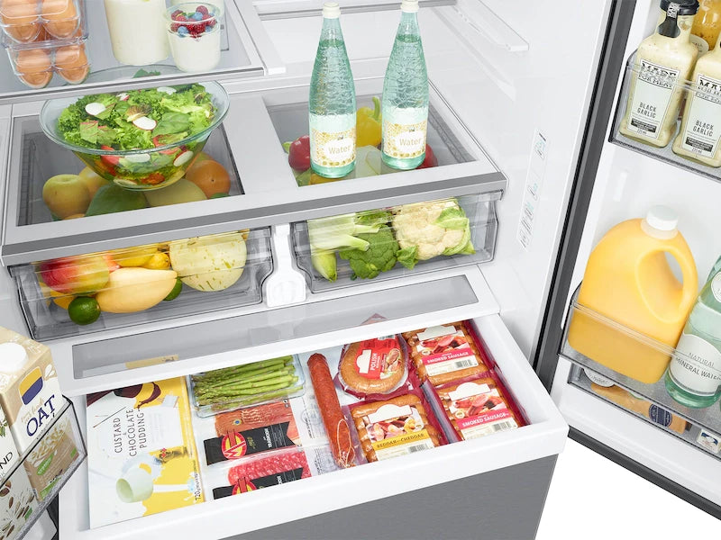 Samsung  32 cu. ft. Mega Capacity 3-Door French Door Refrigerator with Dual Auto Ice Maker in Stainless Steel - Other (RF32CG5100SRAA)