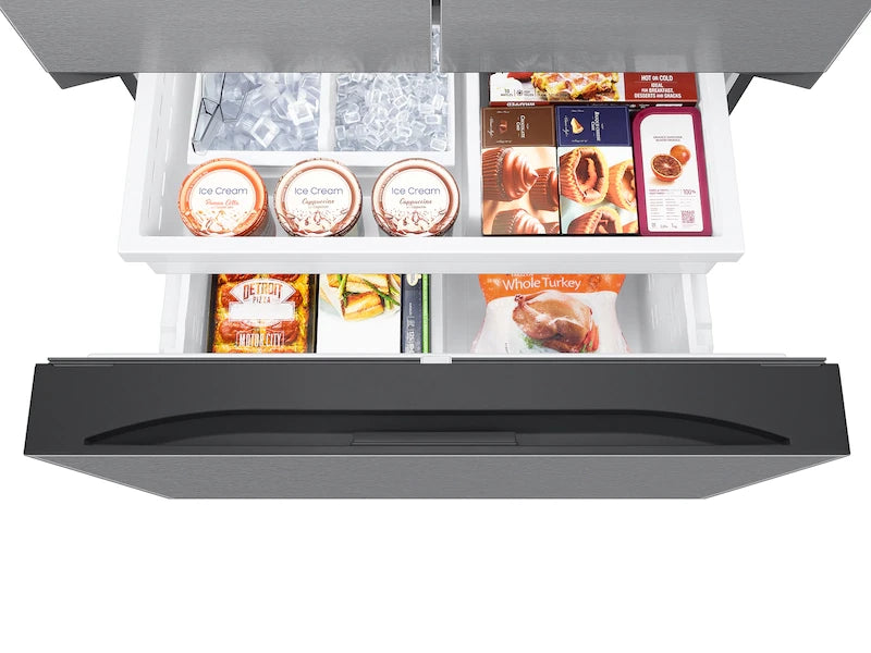 Samsung  32 cu. ft. Mega Capacity 3-Door French Door Refrigerator with Dual Auto Ice Maker in Stainless Steel - Other (RF32CG5100SRAA)