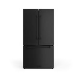 THOR KITCHEN  36 Inch 20.3 Cu Ft French Door Counter Depth Refrigerator With Ice Maker In Black Gordon Ramsay Series - Black (RF3621CTD00)