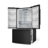 THOR KITCHEN  36 Inch 20.3 Cu Ft French Door Counter Depth Refrigerator With Ice Maker In Black Gordon Ramsay Series - Black (RF3621CTD00)