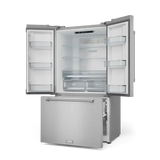 THOR KITCHEN 36 Inch 20.3 cu ft French Door Counter Depth Refrigerator with Ice Maker in Stainless Steel | Gordon Ramsay Series - Other (RF3621CTD99)