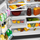 ZLINE 36" Autograph Edition 22.5 cu. ft Freestanding French Door Refrigerator with Ice Maker - Champagne Bronze - Champagne Bronze (RFMZ36CB)