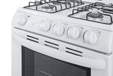 SUMMIT  24" Wide Gas Range - White (RG244WS)