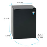 AVANTI  Avanti 2.4 cu. ft. Compact Refrigerator - Black (RM24T1B)