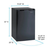 AVANTI  Avanti 4.4 cu. ft. Compact Refrigerator - Black (RM4416B)