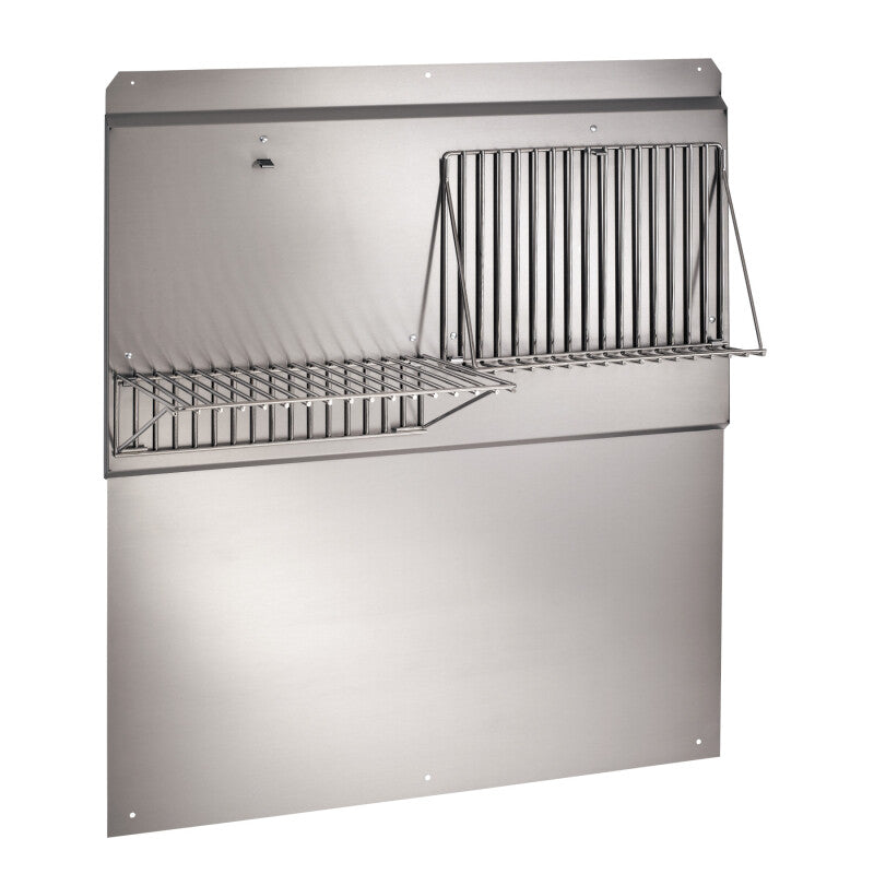 BROAN 30-Inch Backsplash with shelves in Stainless Steel -  (RMP3004)