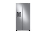 SAMSUNG 22 cu. ft. Counter Depth Side-by-Side Refrigerator in Stainless Steel - Fingerprint Resistant Stainless Steel (RS22T5201SRAA)