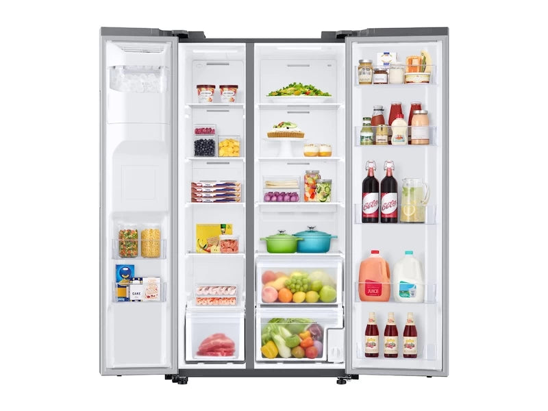 Samsung  External Water & Ice Dispenser | Auto Ice Maker | 22 cu.ft. - Fingerprint Resistant Stainless Steel (RS22T5201SRAA)